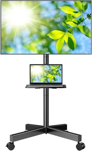 PERLESMITH PSTVMC06 Rolling TV Stand
